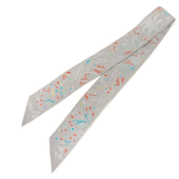 HERMES Gray Pearl Scarf - Picture 1 of 6